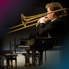 Foto mit Bläserkammermusik und Klavier